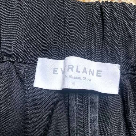 Everlane Womens Black Japanese GoWeave Jogger Pants Zip Gold Zipper Size 6 - Picture 11 of 11